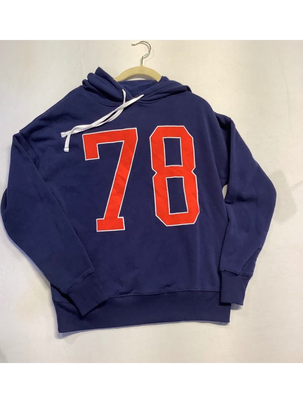 NWT Grayson Threads Navy Blue Hoodie with Red 78 Graphic, XXS